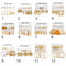 Women Women Gift Earrings Jewelry Drop Earrings Set Geometric Zircon Earring