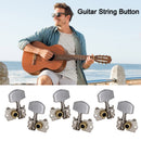 6pcs Acoustic Guitar 3L 3R Open String Button Tuning Key Tuner Pegs Knobs P