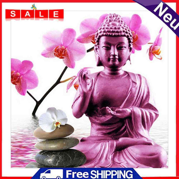 5D DIY Full Drill Diamond Painting Buddha Cross Stitch Embroidery Mosaic Craft K