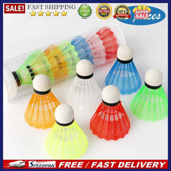12pcs Plastic Badminton Shuttlecock Lightweight Portable for Kids Entertainment