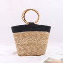 4x Round Bamboo Bags Handle Tote Making Hanger for DIY Handcrafted Purse Ha