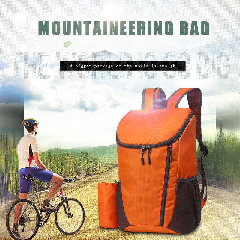 Foldable Backpack Nylon Waterproof Outdoor Climbing Travel Sport Hiking Pack