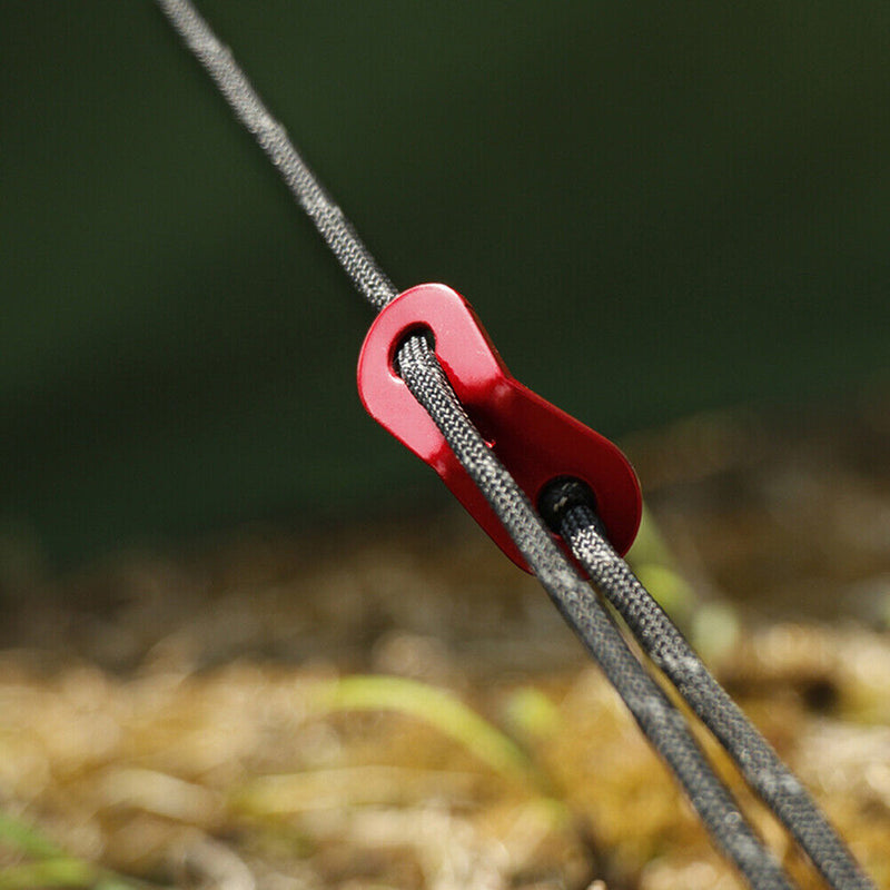4mm Camping Tent Reflective Wind Rope Buckle Ground Nail Set Camping Accessories