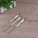 3pcs LED Fishing Swimming Electric Floating Light + Battery Deep Water sc