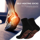 Heating Socks Mugwort Wormwood Clearing Damp Foot Warm Massage (Black) Newly