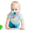Safe Silica Gel Baby Pacifier Temp Measuring Fever Alarm (Blue Fahrenheit) Newly