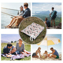 Camping Folding Mat Waterproof Seat Cushion for Outdoor Camping Picnic (A)