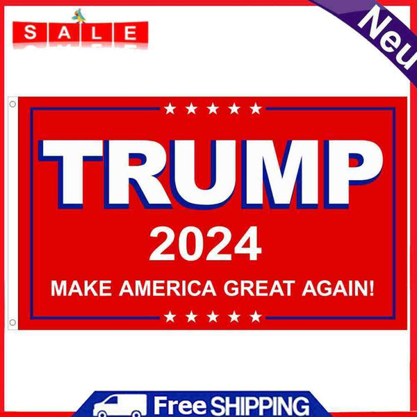 Donald Trump Flag,Waterproof 2024 Trump President Keep America Great Again Flags