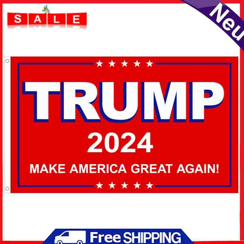 Donald Trump Flag,Waterproof 2024 Trump President Keep America Great Again Flags