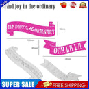 2pcs Slogan Cutting Dies Stencils Scrapbook Embossing DIY Craft Album Cards-2047