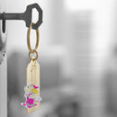 Snow Sports Diamond Painting Keychain DIY Crystal Drill Key Ring (YS014) Newly