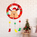 DIY Christmas Garlands Cloth Arts Wreath Kindergarten US Rural Style Random