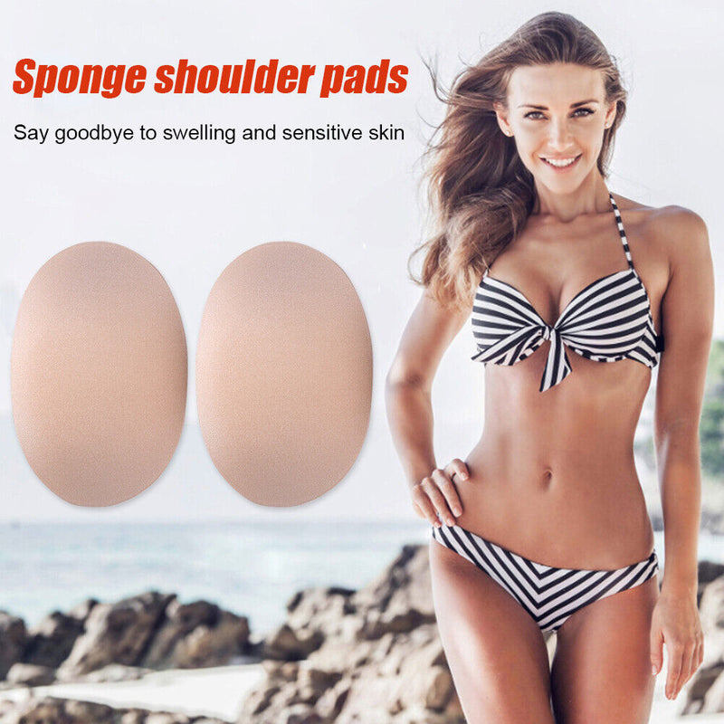1 Pair Shoulder Push-up Pad Adhesive Enhancer Soft Foam Sponge Cushion (01)