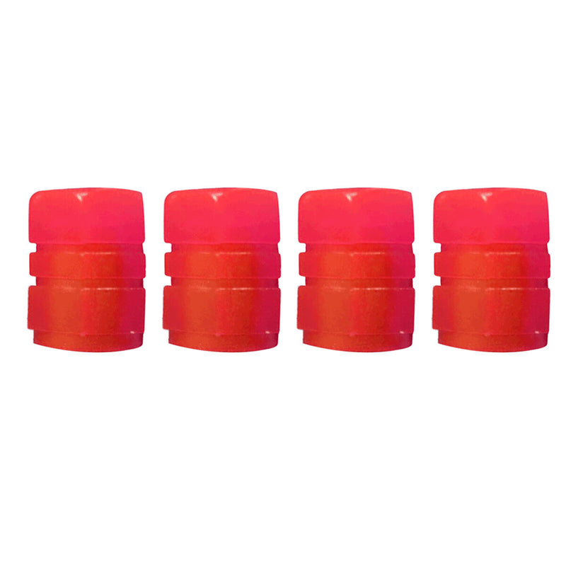 4pcs Tire Valve Caps Illuminated Tire Valve Cover Luminous Tire Cap for Bicyc