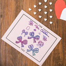 Bowknot Metal Cutting Die Stencils Clear Seal Stamp Set for DIY Scrapbooking