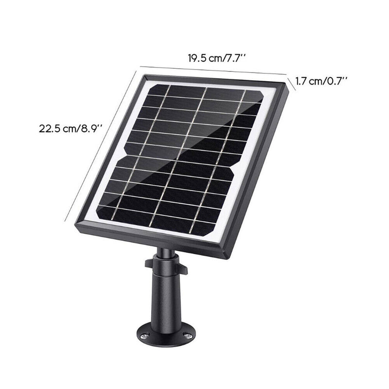 10W 5V IP65 Waterproof Solar Panel for Wireless Outdoor Security Battery Ca