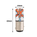 1157 BAY15D P21/5W Red Strobe LED Bulb for Car Brake Turn Signal Light