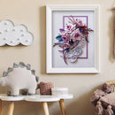Diamond Painting Quilling paper painting flowers Full Round Rhinestone