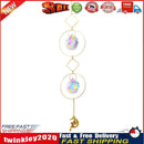 Hanging Moon Sun Heart Ball Light Catcher Crystal Outdoor Wind Chime (66) Newly