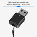 USB Bluetooth Dongle Adapter 5.0 Music Audio Receiver Transmitter for Computer