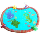 Summer Water Spraying Mat Underwater World Inflatable Water Splash Play Gam