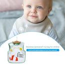 Baby Apron Feeding Burp Cloths for Newborn Baby Waterproof Anti-dirty Bib