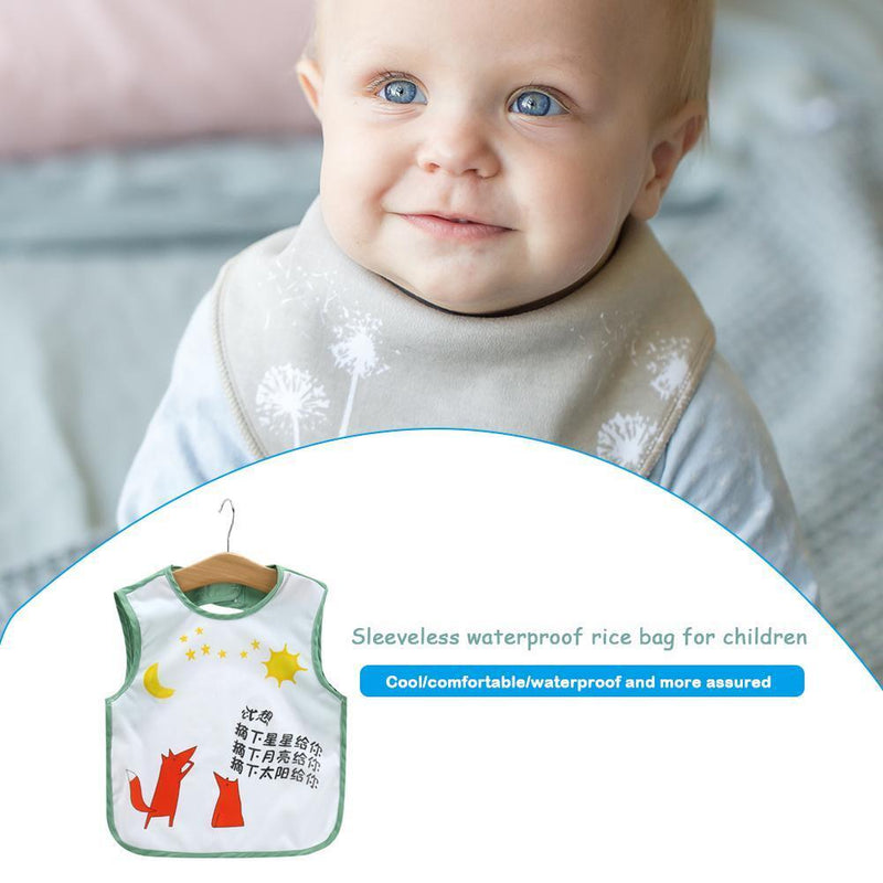 Baby Apron Feeding Burp Cloths for Newborn Baby Waterproof Anti-dirty Bib