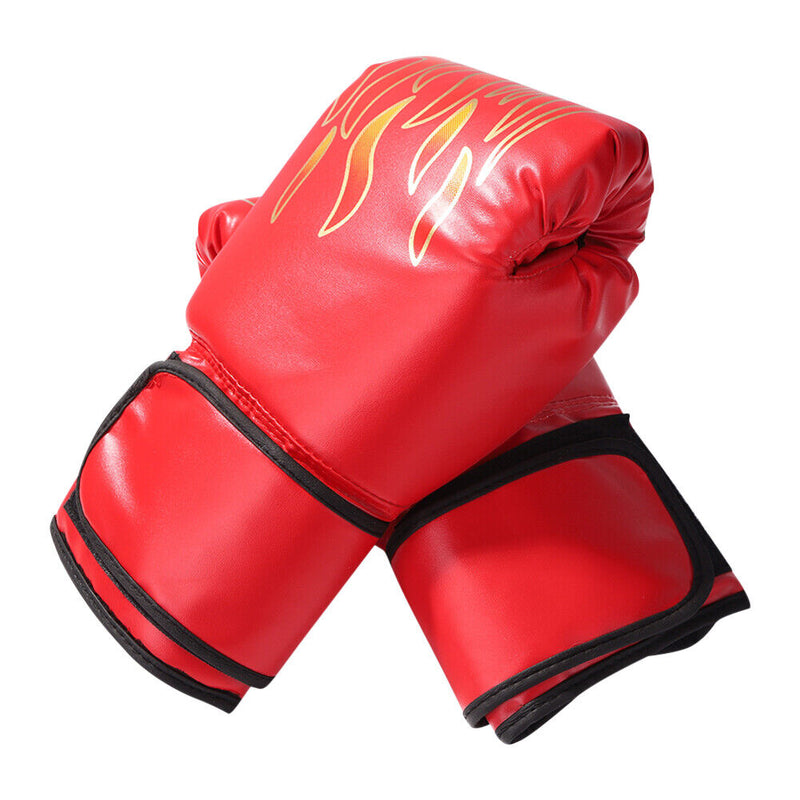 2pcs Kick Boxing Gloves for Men Women PU Karate Muay Thai MMA Sanda Training