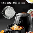 Silicone Air Fryer Liner Kitchen Baking Parchment Steamers Pads (Grey) Newly