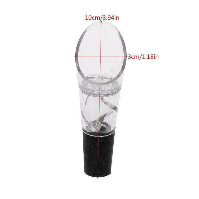 White Red Wine Aerator pour Spout Bottle Pourer Fast Decanter C8Y0 Z8H8 V5B0