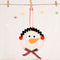Christmas Ultrasonic Pendant Snowman Santa Claus Non-Woven Festival Decor Props