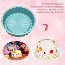 #A Round Silicone Cake Mold Sunflower Baking Fryer Pan for Pastry Desserts Cake