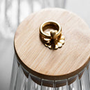 Bamboo Lid Preservation Food Storage Bottle Jar Can Borosilicate Glass