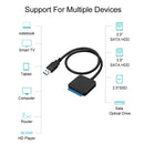 USB SATA 3 Cable 2.5/3.5 inch SSD HDD Hard Drive USB to SATA 3.0 Adapter