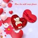 10pcs Rose Flowers Bear Gift Box Xmas Birthday Valentine Wedding Gifts Newly