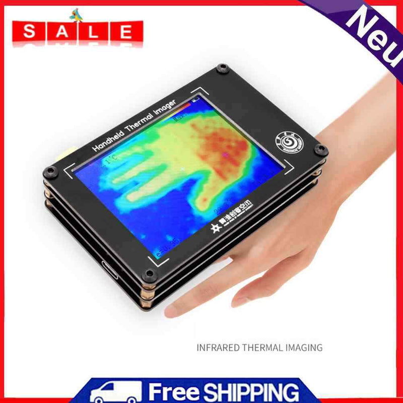 MLX90640 DIY-Wärmebildkamera 3,4-Zoll-TFT-Bildschirm Temperaturerkennungskamera