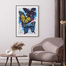 Butterflies 5D DIY Picture of Rhinestone Partial Special Drill Diamond Pain