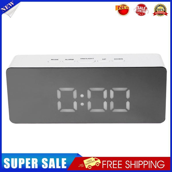 TS-S69 Multifunction Digital LED Mirror Clock Alarm with Temperature Snooze