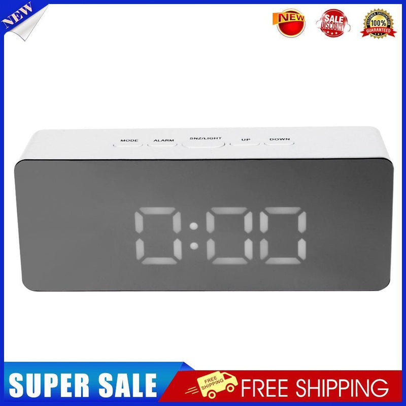 TS-S69 Multifunction Digital LED Mirror Clock Alarm with Temperature Snooze