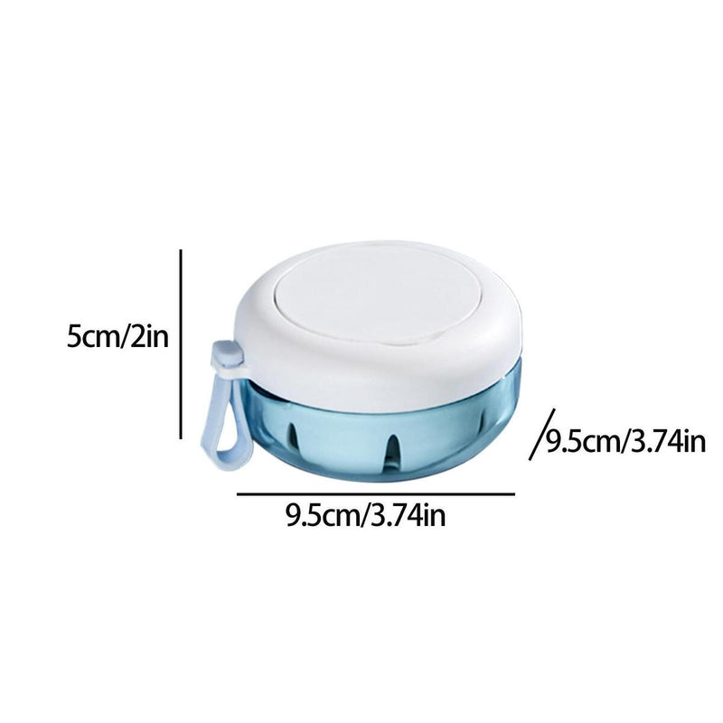 Orthodontic Retainer Braces Storage Box Soaking Invisible Teeth Denture Clean/