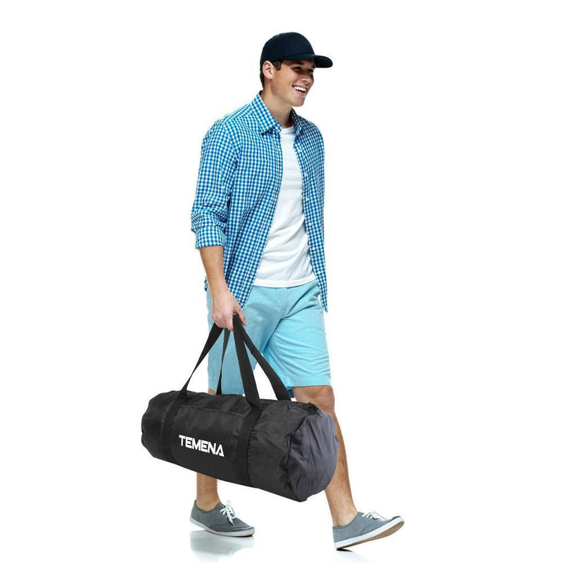 Sports Bag Polyester Portable Gym Fitness Handbag Luggage Bag for Outdoor Travel