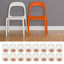 16pcs Chair Leg Mat Non-slip Silicone Table Chair Foot Cover No Noise for Home