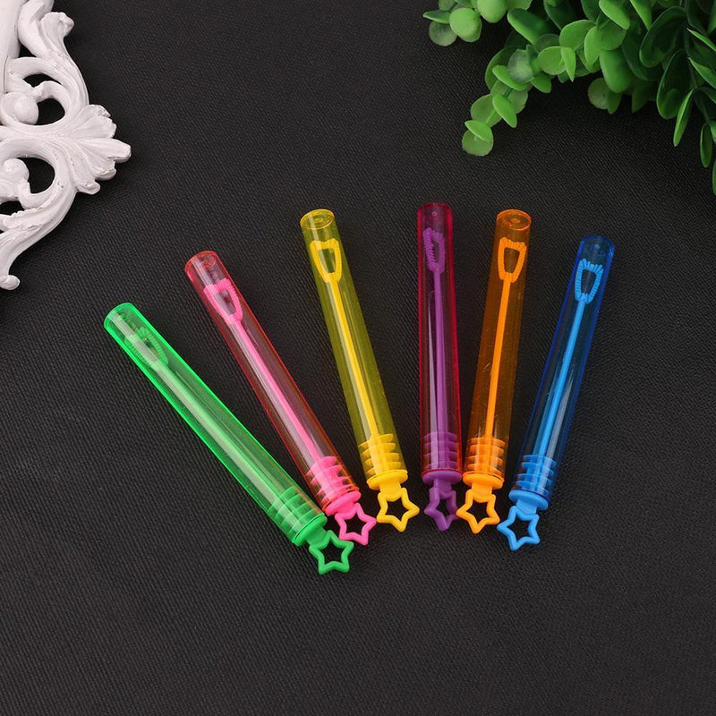 24pcs Funny Kids Outdoor Soap Bubble Bottles Toys Home Wedding Decor(Star)