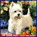 5D DIY Full Drill Diamond Painting White Puppy Cross Stitch Embroidery Kit