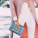 DIY Mandala Special Shaped Diamond Painting Wristlet Clutch Zipper Wallet Newly