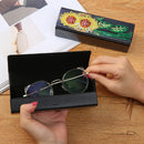 DIY Leather Diamond Painting Glasses Storage Case Mosaic Kit (Q35 Flower) Newly