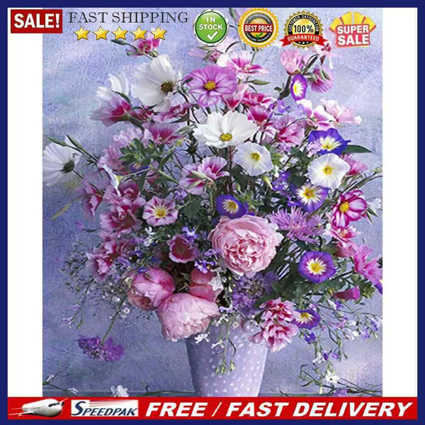 5D Diamond Painting Kit Bouquet Full Round Drill DIY Wall Crafts Mosaic Pictu