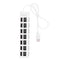 7 Ports High Speed USB 2.0 Hub Splitter w/ON/OFF Switch for Laptop (White)