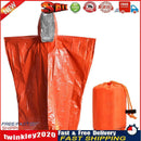 Outdoor Raincoat Disposable Dual Color Thermal First Aid Survival Raincoat Newly