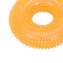 Bite Resistant Golden Dog Retriever Circle Ring Thorn Molar Ball (S Orange)